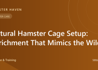 Natural Hamster Cage Setup: Enrichment That Mimics the Wild
