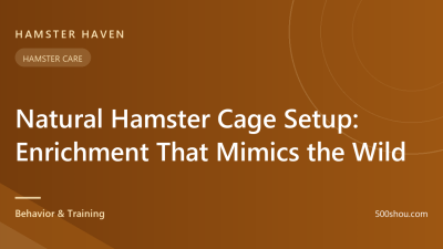 Natural Hamster Cage Setup: Enrichment That Mimics the Wild